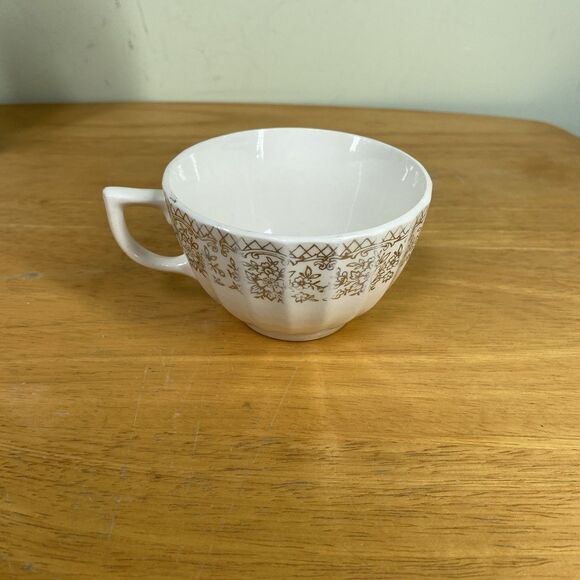 Vintage Sebring China Bouquet Cup and Saucer Set Pink Roses Gold Trim Cottage - Picture 6 of 15